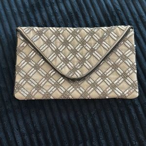 Clutch / crossbody purse with sequins
